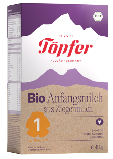 Töpfer Bio 1 cu lapte de capră