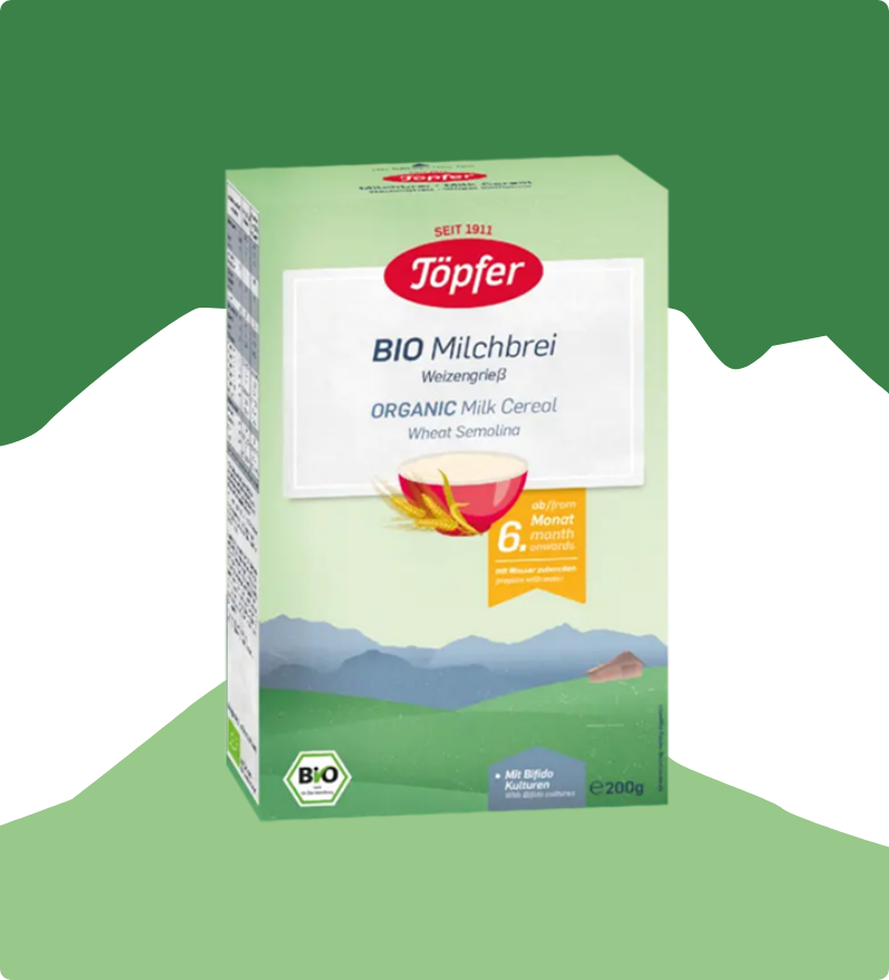 background_Töpfer Bio Cereale Griș de Grâu cu Lapte