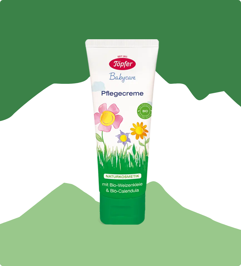 background_Töpfer Babycare cremă de față pentru bebeluşi