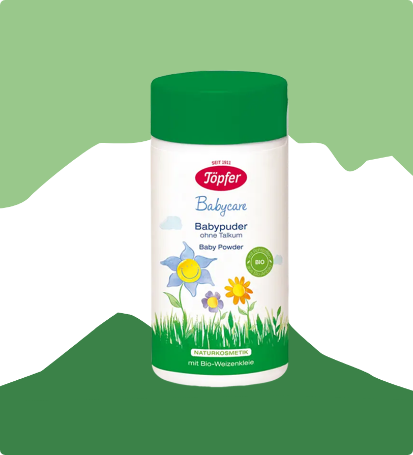 background_Töpfer Babycare pudră pentru bebeluşi
