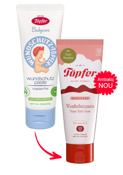 Töpfer Babycare cremă protectoare pentru iritații de scutec